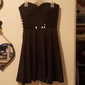 Little black dress strapless